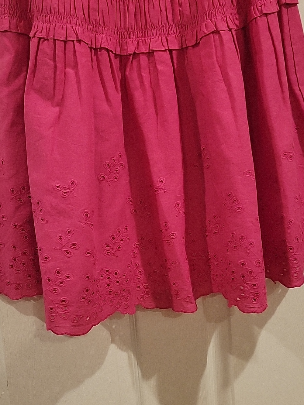 Womens ELIZA J Fuchsia Ruffle Sleeve Dress - Picture 7 of 13